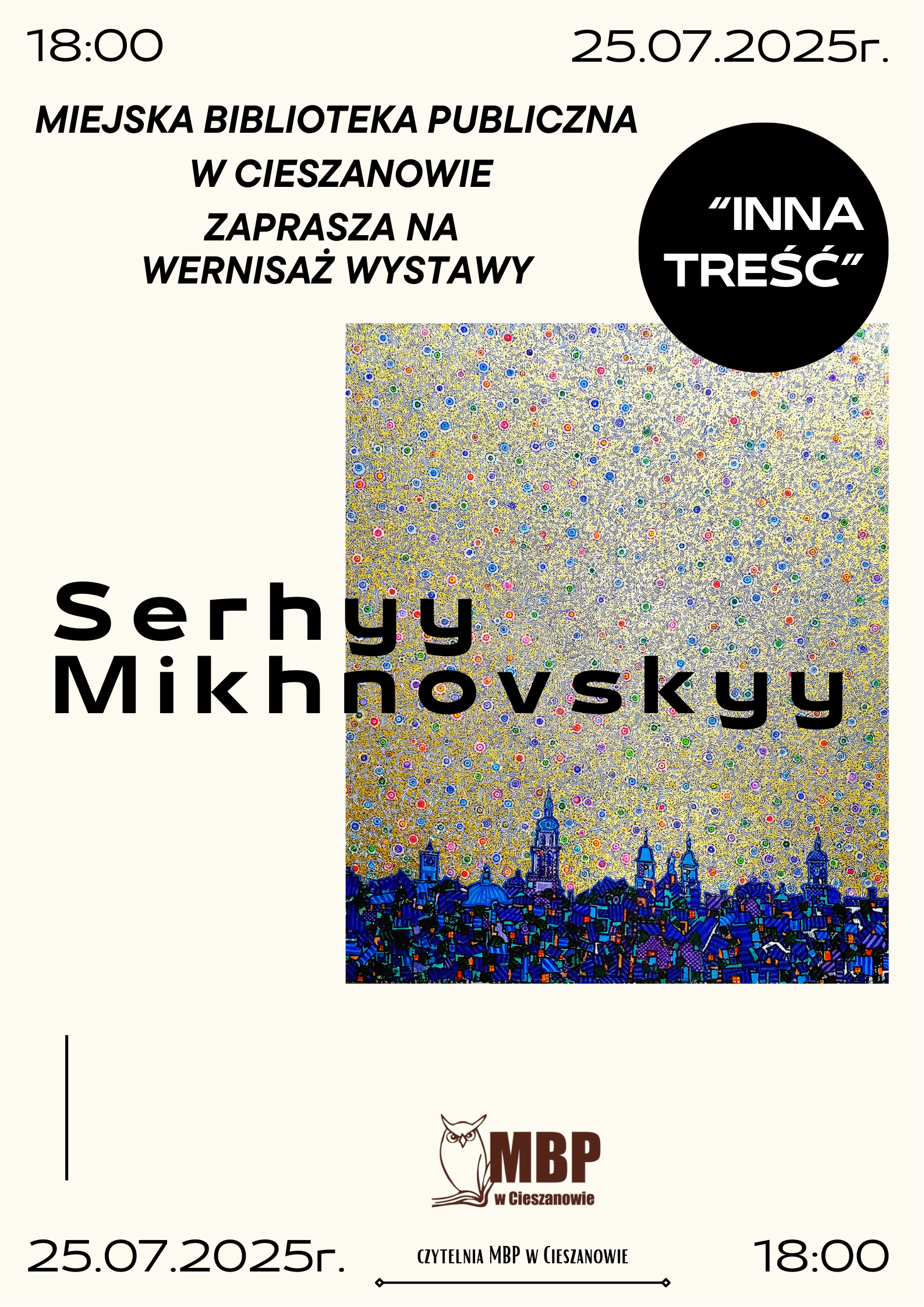SERHYY MIKHNOVSKYY  - wystawa obrazów