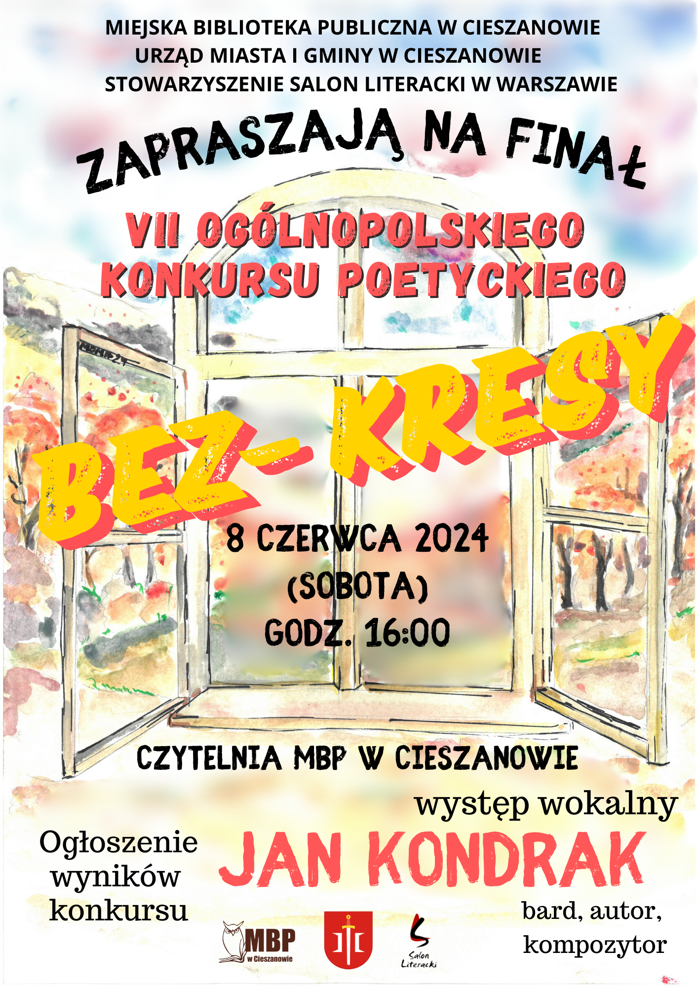Zaproszenie na finał VII Ogólnopolskiego Konkursu Poetyckiego "Bez- KRESY"