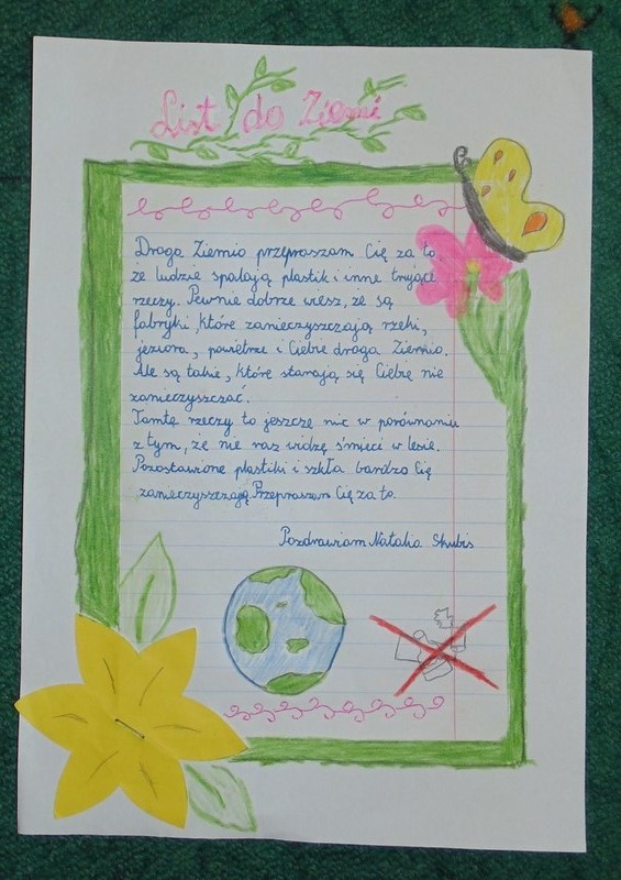 Dzieci listy piszą i zmieniają świat...