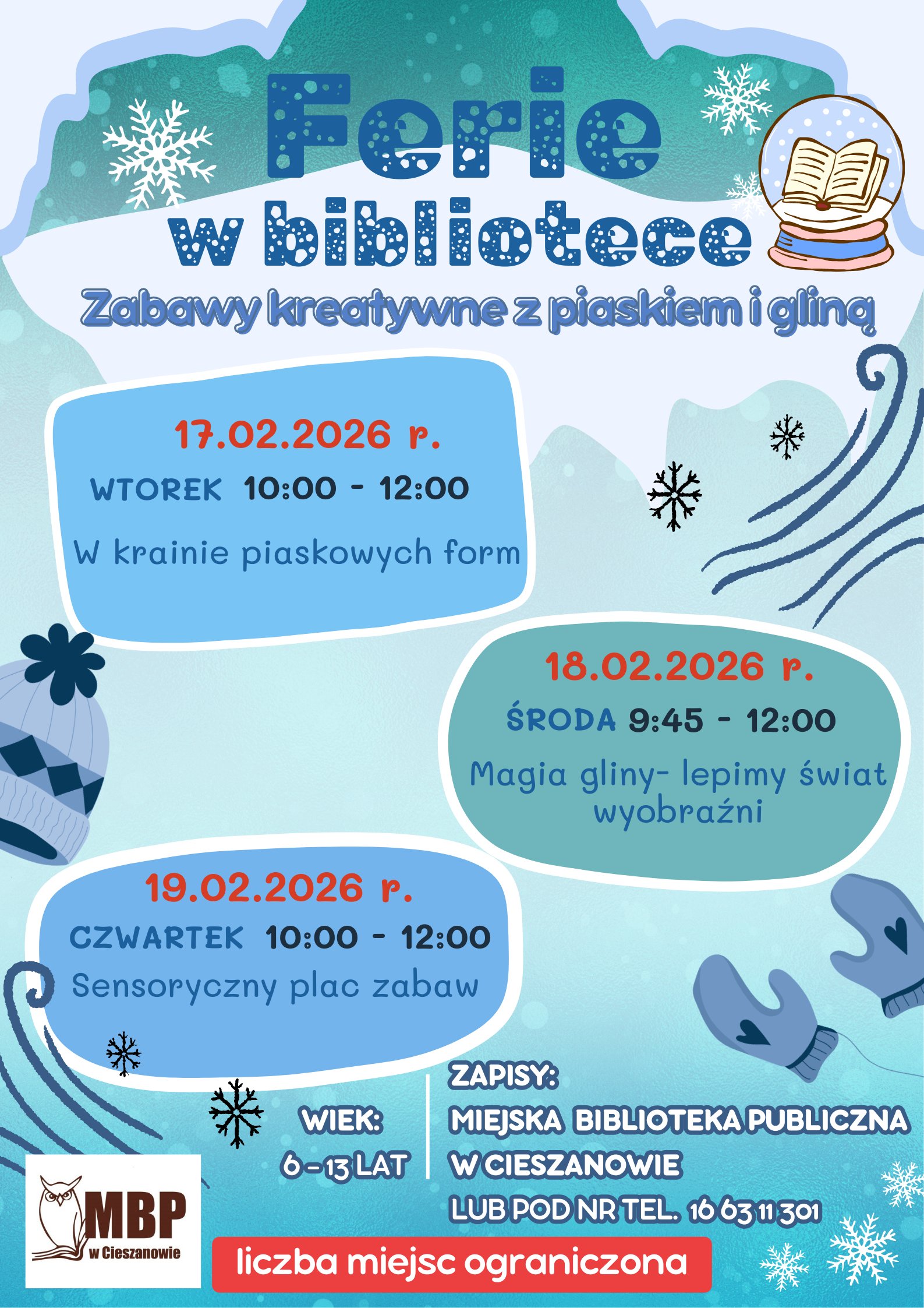 Ferie 2026 w bibliotece