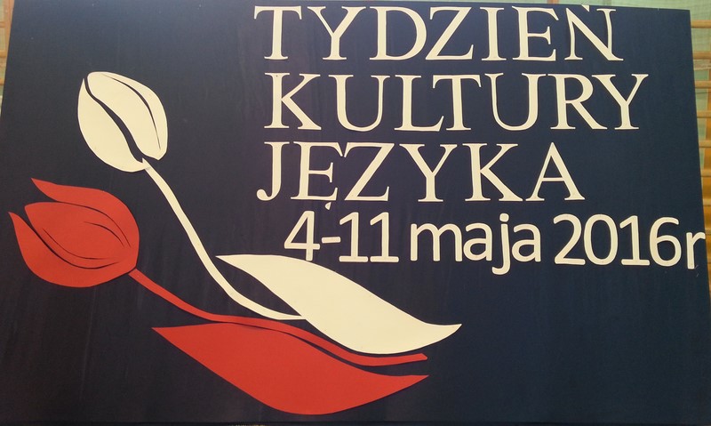 Tydzień Kultury Języka tablica