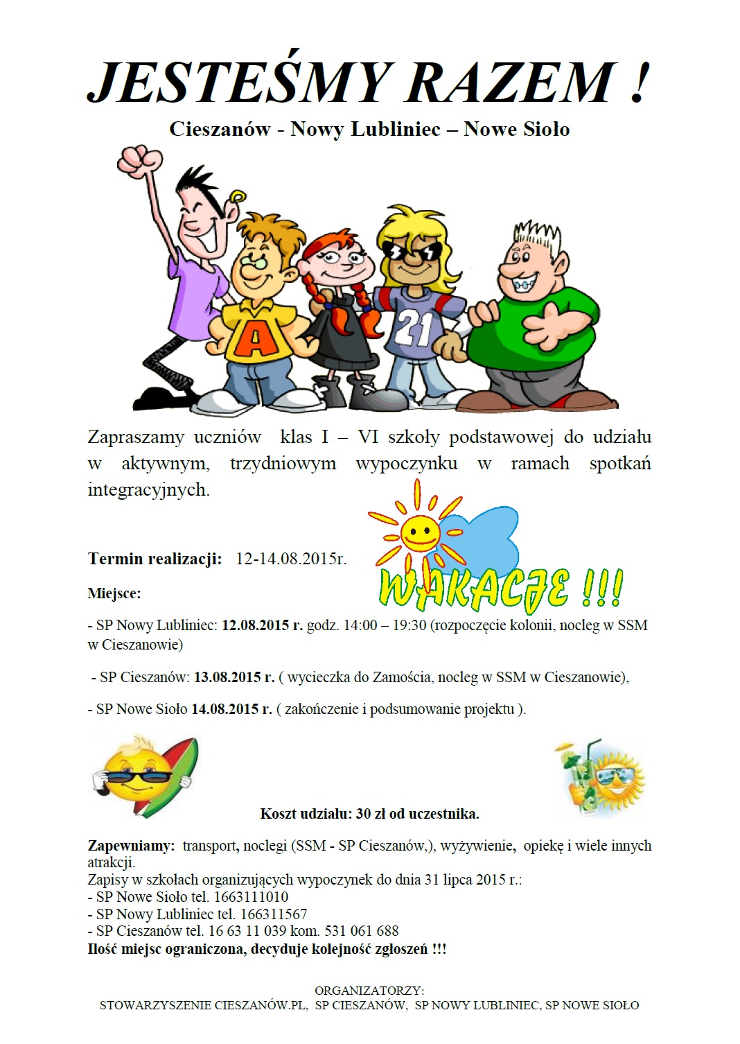 Wakacje - plakat