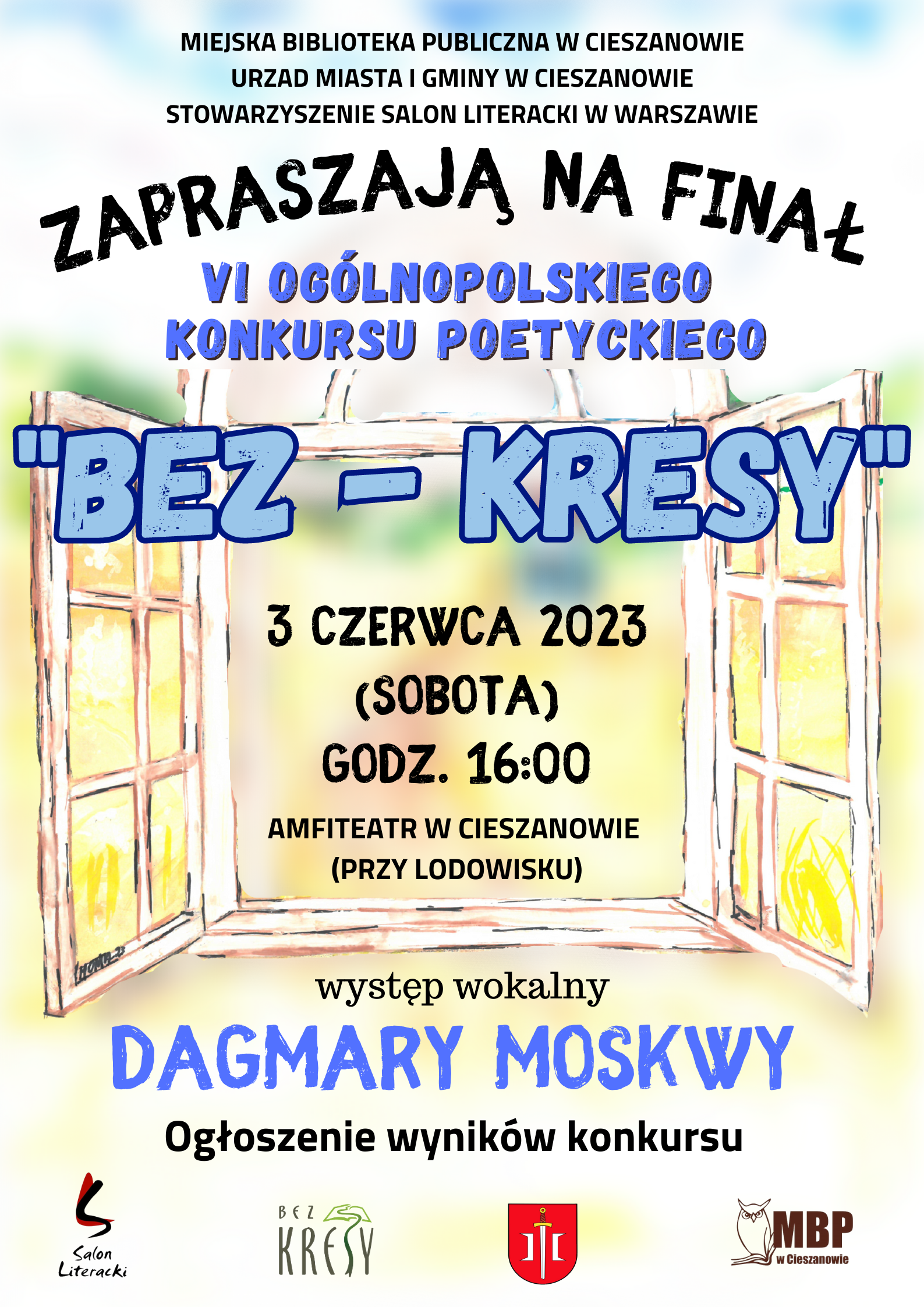Zaproszenie na finał VI Ogólnopolskiego Konkursu Poetyckiego "Bez- KRESY"
