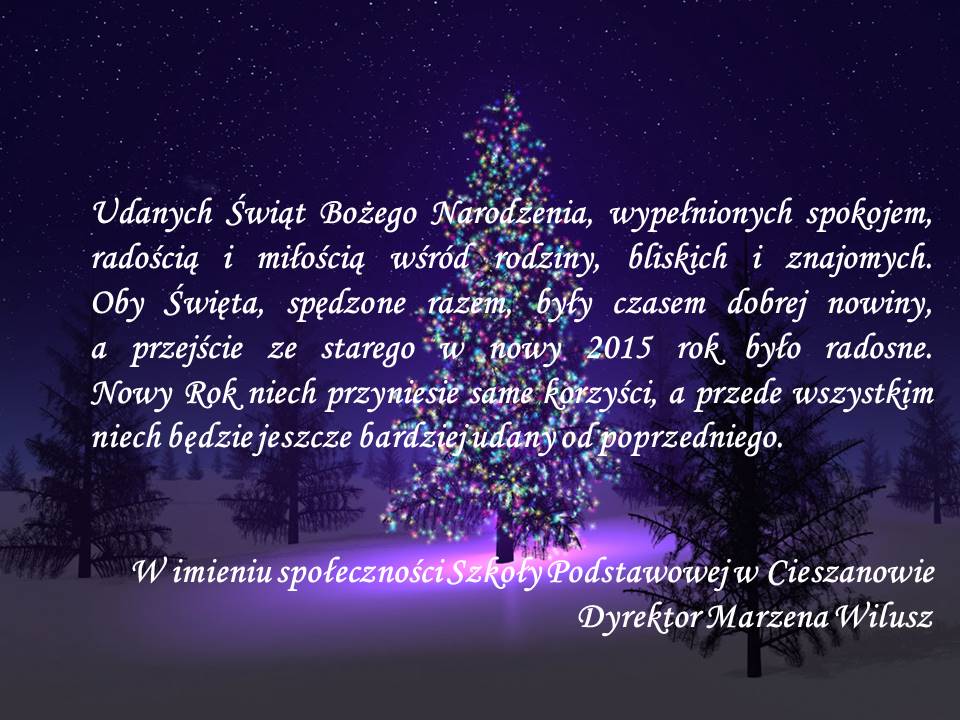 Wesołych Świąt!