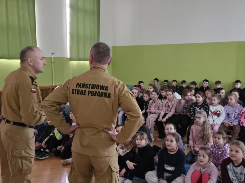 Bezpieczne ferie ze strażakami!