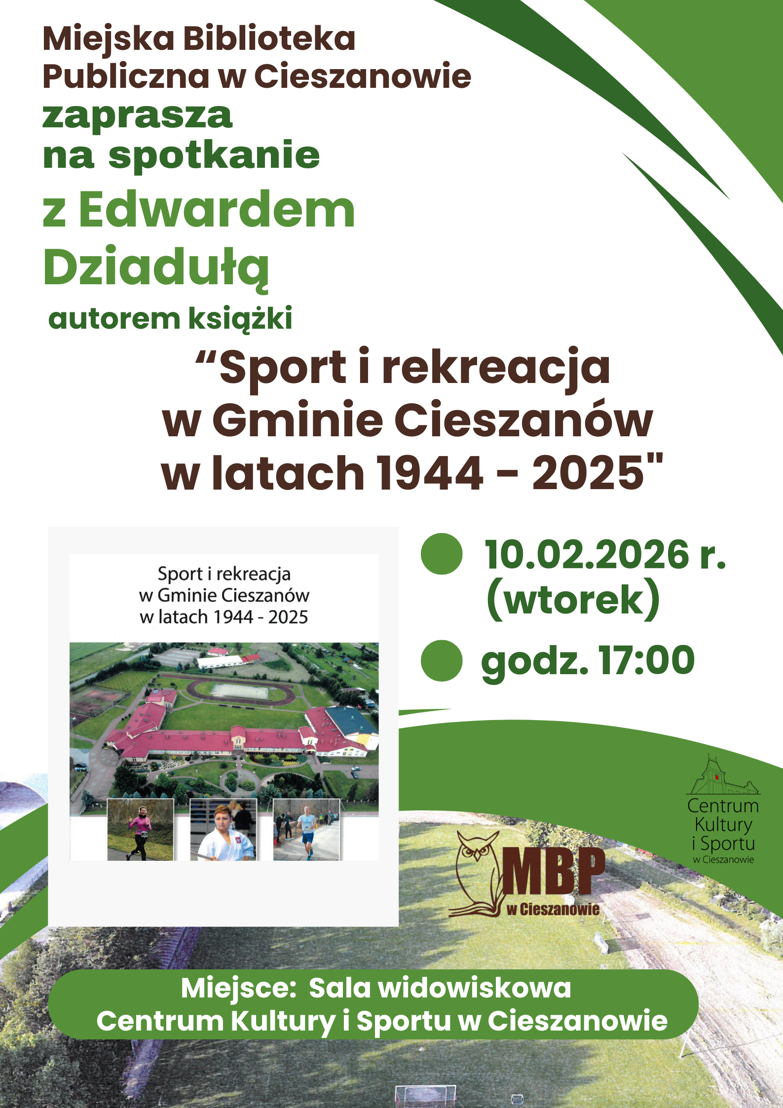 Zapraszamy na spotkanie autorskie z Edwardem Dziadułą