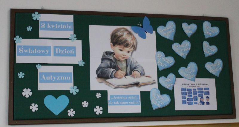 Tydzień świadomości autyzmu w naszej szkole.