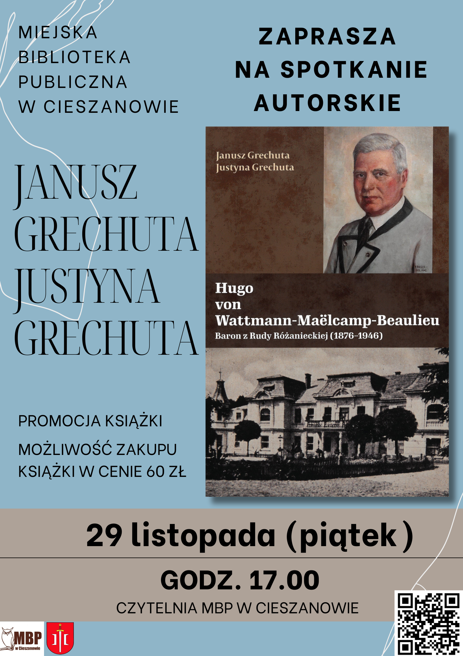 Zaproszenie na spotkanie z Justyną i Januszem Grechutami