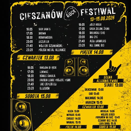 Cieszanów Rock Festiwal 2026