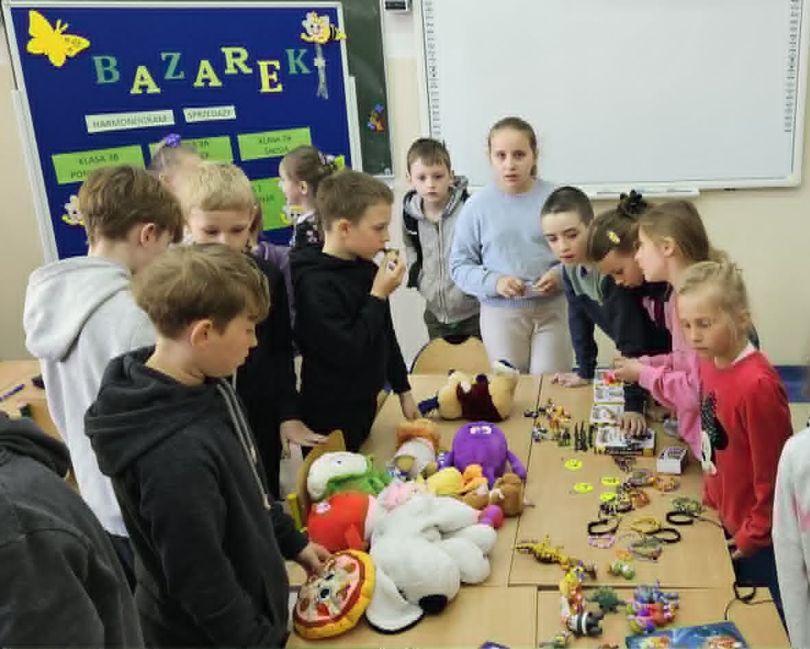 Bazarek - lekcja przedsiębiorczości.