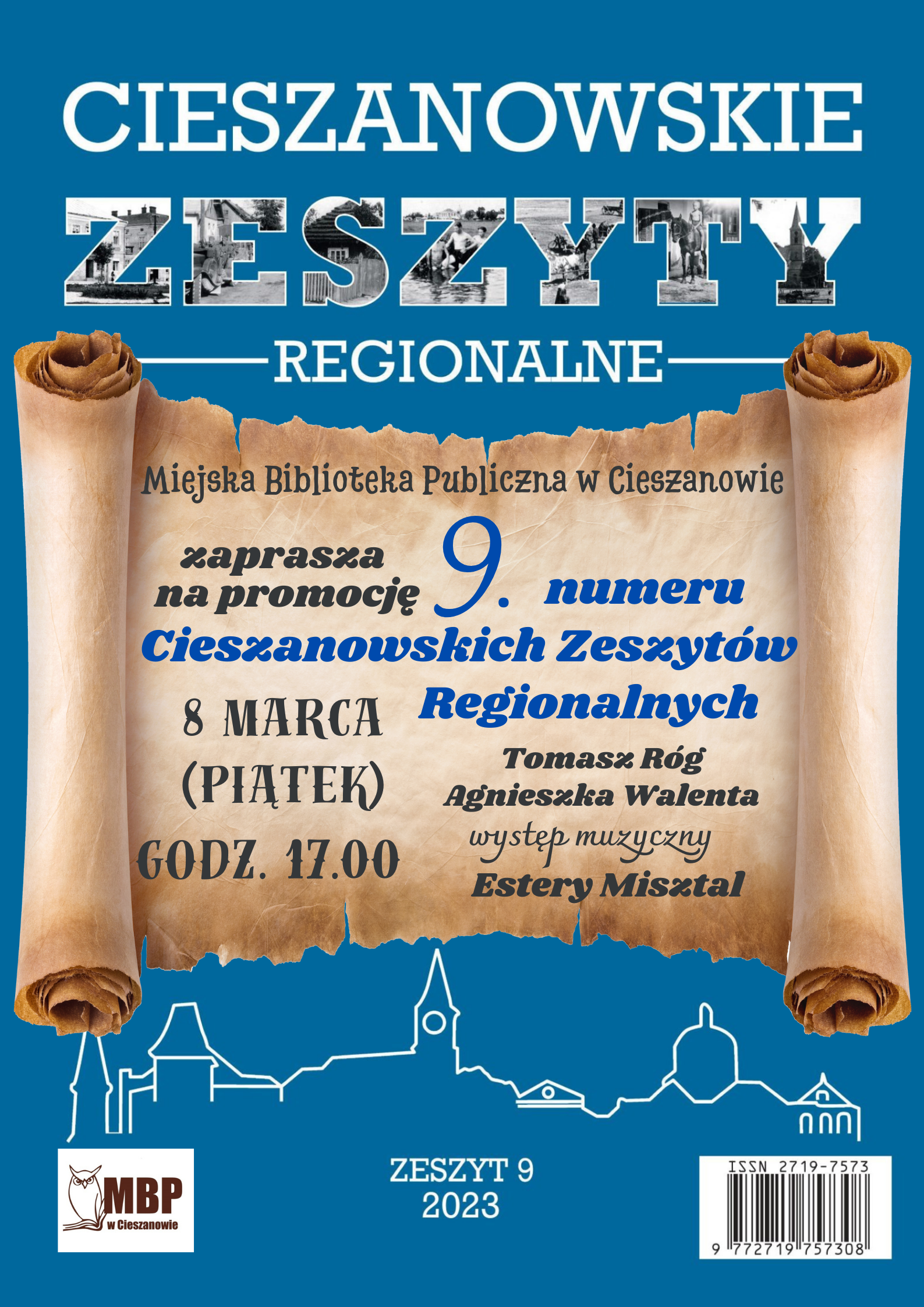 Zaproszenie na promocję 9. numeru "Cieszanowskich Zeszytów Regionalnych"