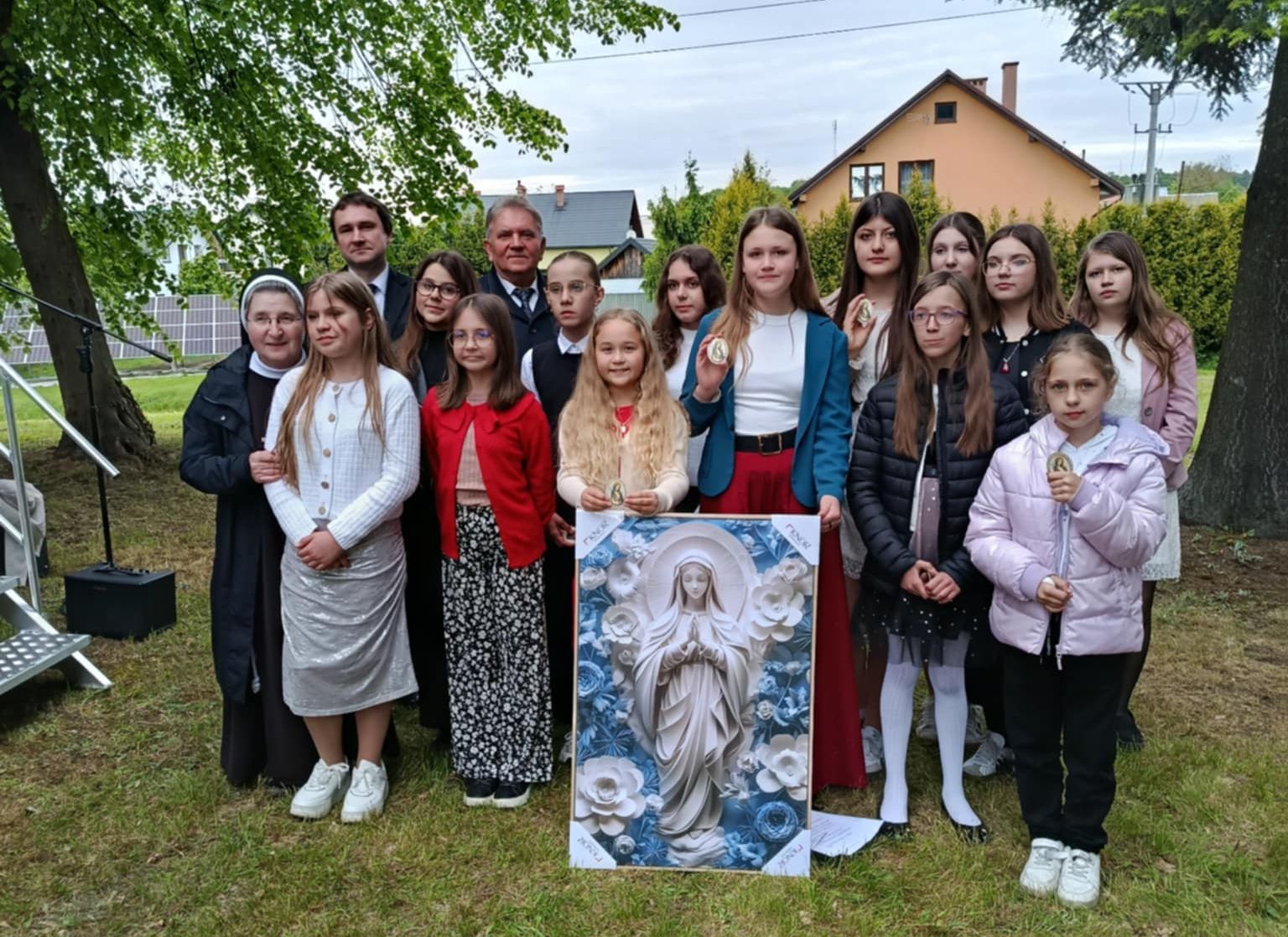 Koncert Scholi w Łukawcu.