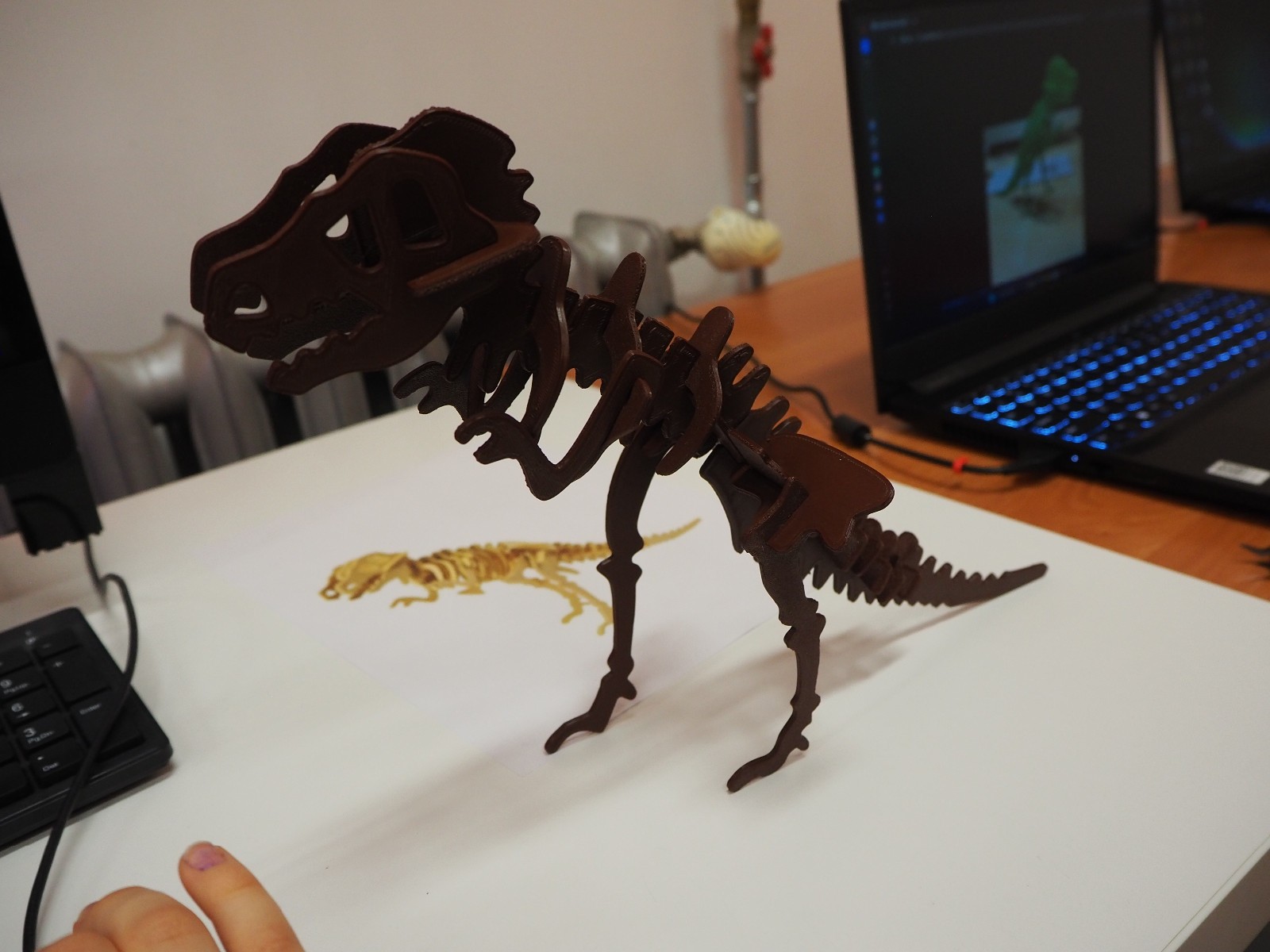 Projektujemy szkielety dinozaurów