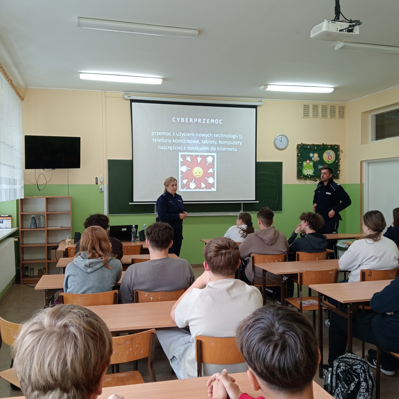 Spotkania profilaktyczne z Policją.