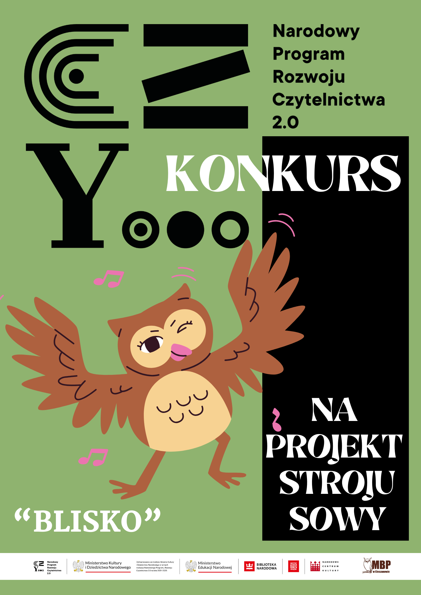 KONKURS ! Zaprojektuj strój sowy- bibliotecznej maskotki